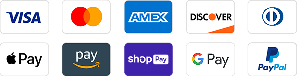 Accepted Payment types. Visa, Mastercard, Amex, Discover, And more